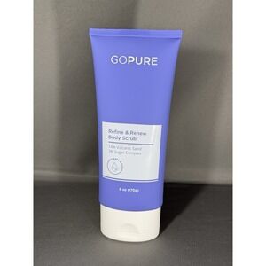 GOPURE Refine & Renew Body Scrub 6 oz New
